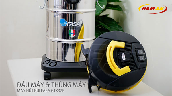 đầu máy và thùng chứa máy hút bụi fasa đầu máy và thùng chứa máy hút bụi fasa